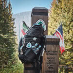Dick gepolsterte Schultergurte des Agilist im Detail, bewährt auf dem Pacific Crest Trail
