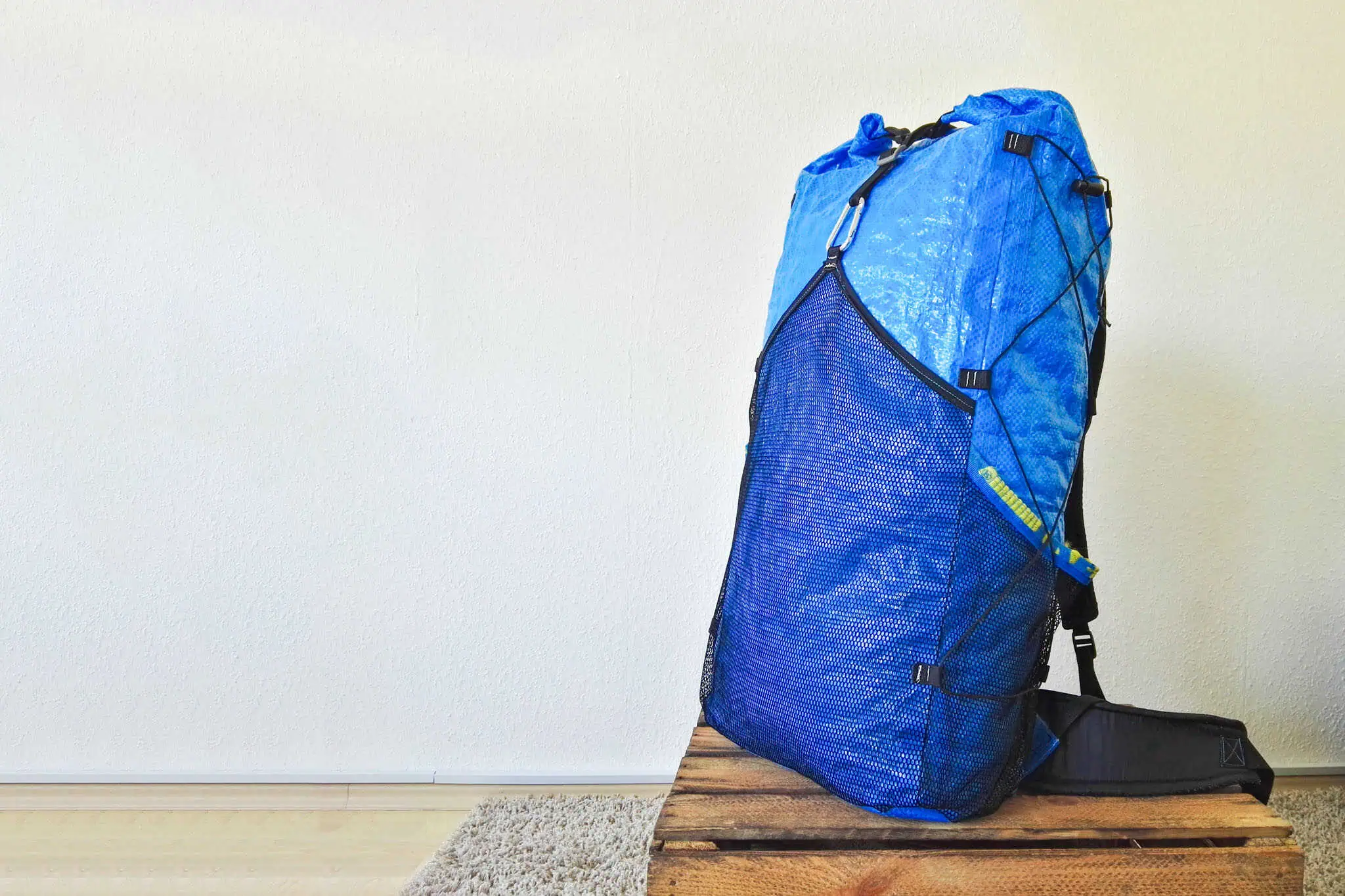 Erster minimalistischer Rucksack aus FRAKTA-Tasche