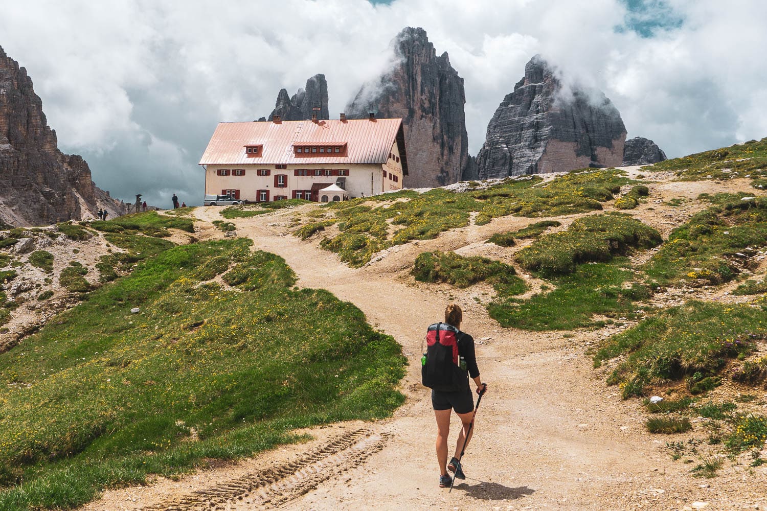 Ultraleicht Rucksack Agilist bei Hüttentour in den Alpen