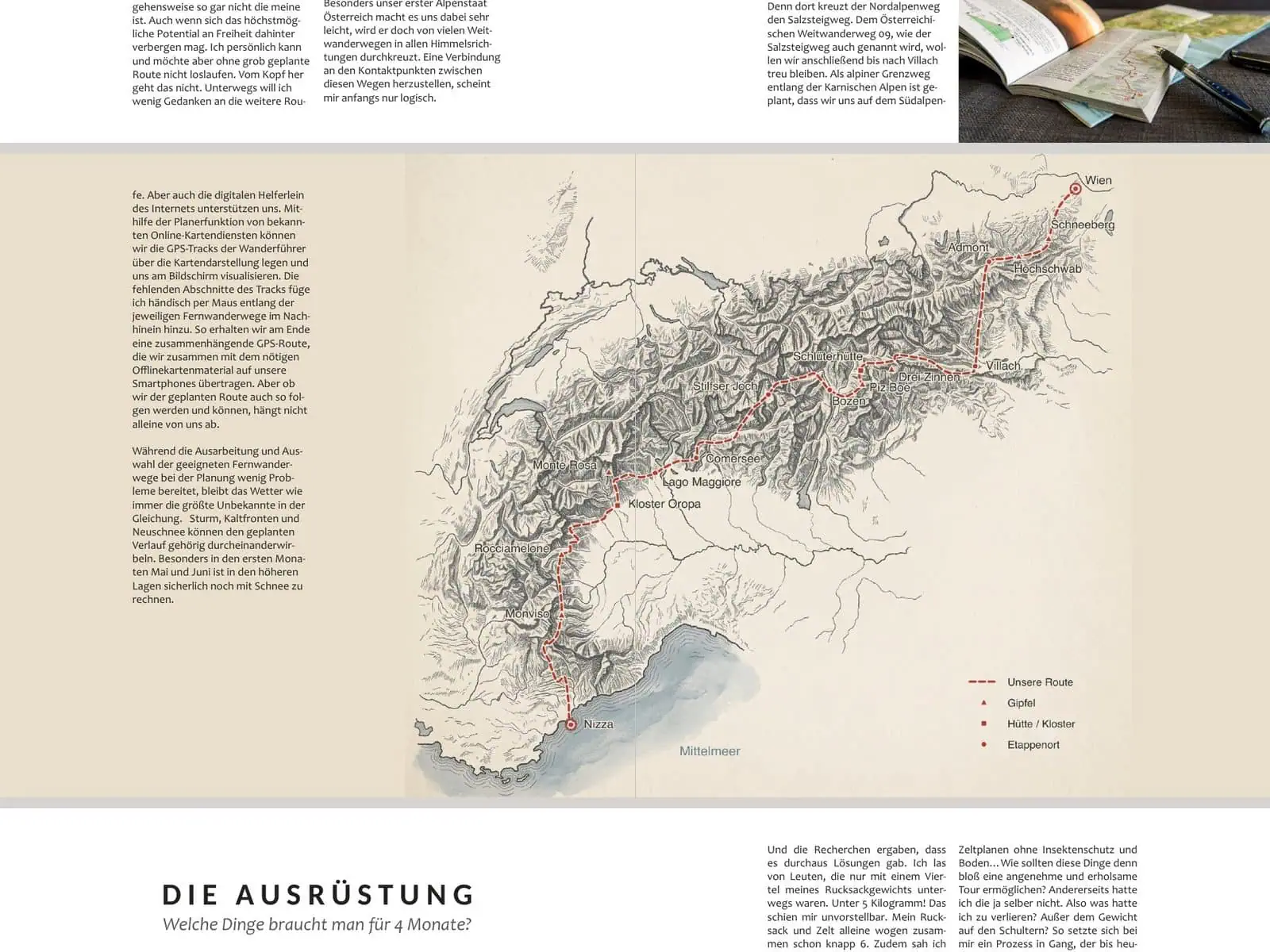 Double-page edition in a PDF reader on an iPad